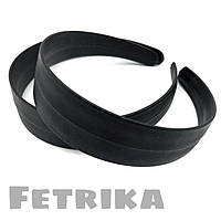 Обруч-основа пластмасовий чорний 2,5 см