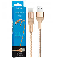 Кабель USB Type-C Borofone BX21 золотой