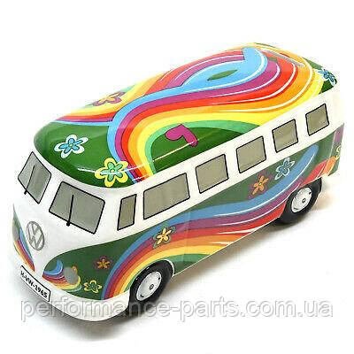 Скарбничка Flower Power Bulli, зелений колір, колекція VW Комерційні автомобілі 211087709DAUN