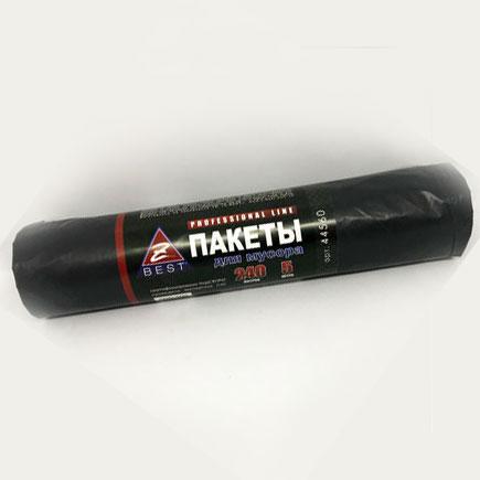 Пакети для сміття 240 л 5шт сміттєві мішки