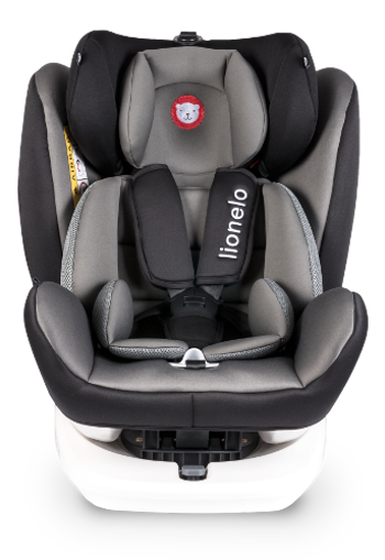 Детское автокресло Lionelo BASTIAAN GREY (white base)