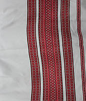 Декоративна тканина з українським орнаментом рушникова "Веселка" для одягу, скатертин, штор, прикраси, виробів