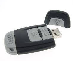USB-флешка Ключ запалювання Ауді Audi, фото 2