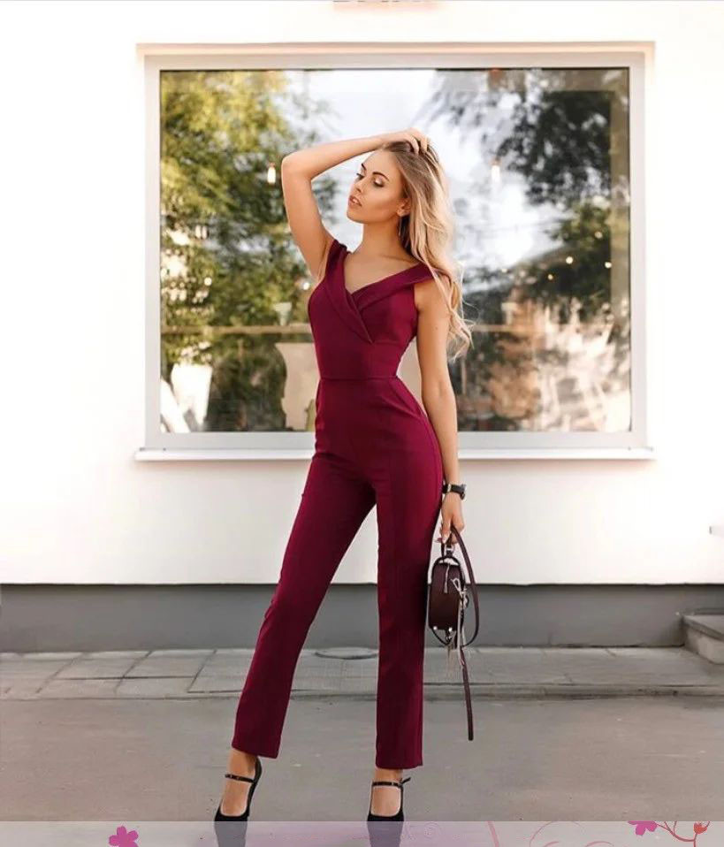 Комбінезон брючний верх із відкритими плечима, фото 1