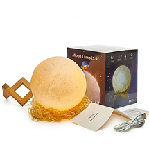Світлодіодний 3D світильник Moon Light (нічник), фото 4