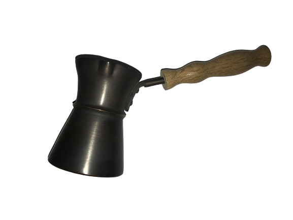 Турка (Джезва) для кави Німфа (70/110 мл). патина ZH