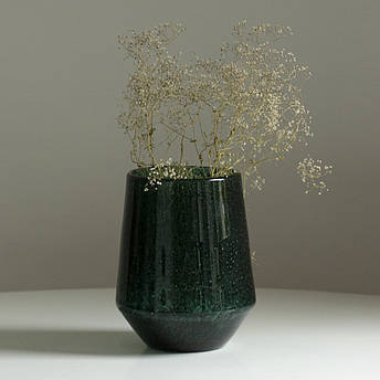 Ваза скляна "Тіна" 25,5х18 - ручна робота