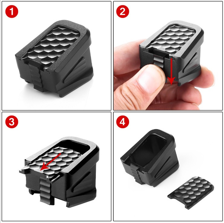 П'ятка для магазинів Glock + 5 патронів, фото 1