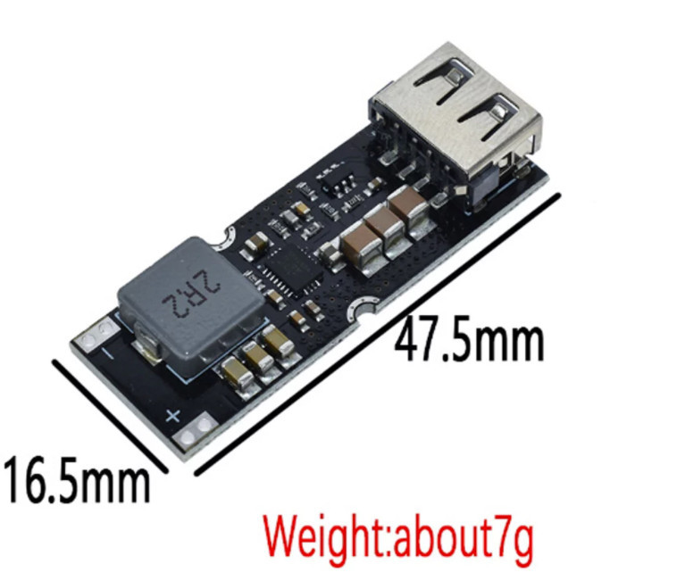 DC-DC преобразователь, USB-модуль быстрой зарядки QC 2.0,3.0 (5V,9V,12V) TPS61088 - фото 3 - id-p1280815861