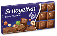 Молочный шоколад с нугой Schogetten Praline Noisettes,100 гр