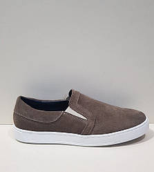 STTOPA Розміри 33-45. Сліпони великих розмірів шкіряні. 183-3345 Коричневі