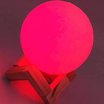 Світлодіодний 3D світильник Moon Light (нічник), фото 6