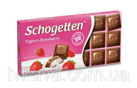 Молочный шоколад Schogetten Youghurt-Strawberry,100 гр - фото 1 - id-p180550712
