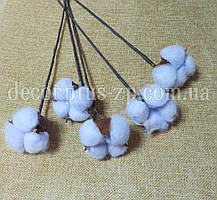 Бавовна натуральна 5*5 см, бузкова