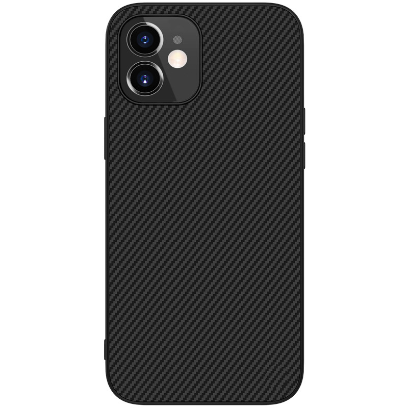 Nillkin iPhone mini 12 (5.4") Synthetic fiber Black Чохол Накладка на Бампер