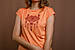 Жіноча футболка Орнамент персик, фото 2