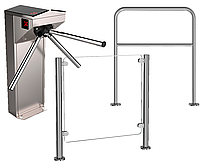 Ограждение из нержавеющей стали для турникета