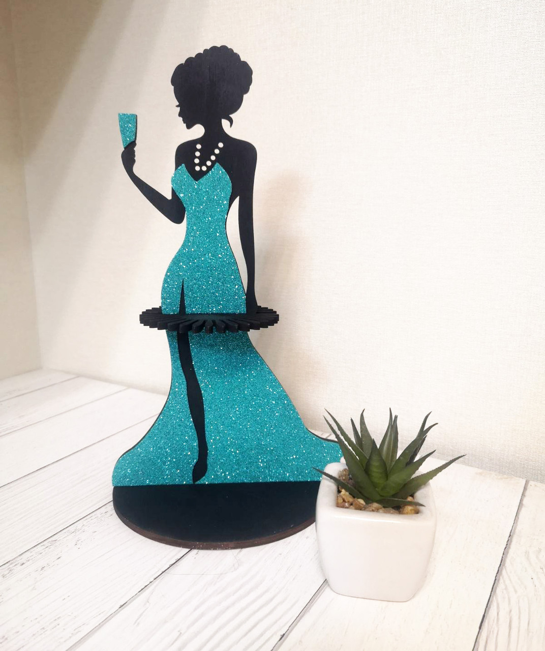 Салфетница "Lady in azure"