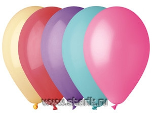 1101-0006 - 12 шарики воздушные пастель в ассортименте. Gemar Balloons - фото 3 - id-p181967052