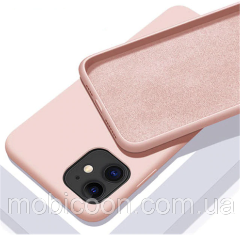 Чехол Silicone Case Full для iPhone 12 mini light pink
