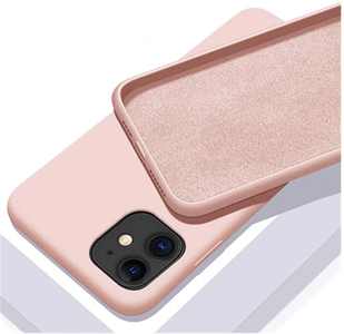 Чехол Silicone Case Full для iPhone 12 mini light pink