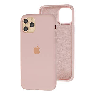 Чохол Silicone Case Full для iPhone 12 Pro Max pink sand