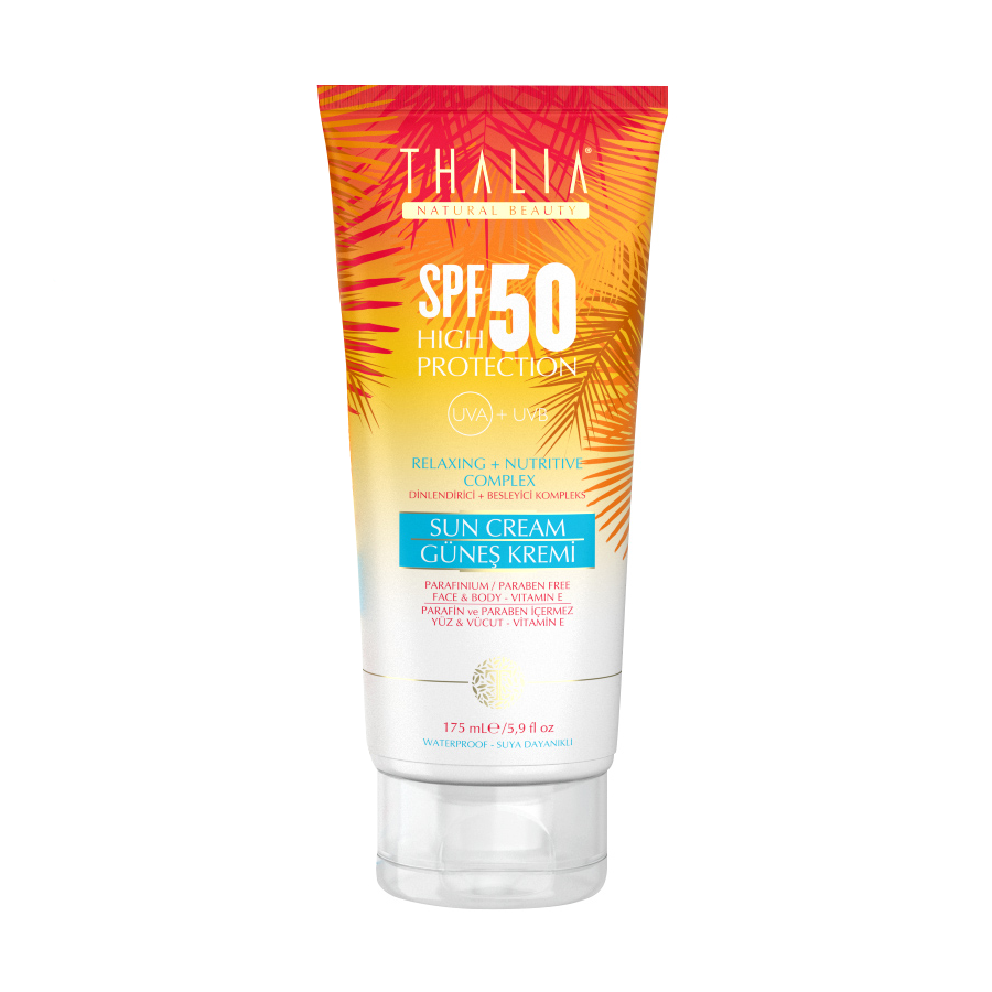 Водостійкий сонцезахисний крем Thalia з SPF 50, 175 мл