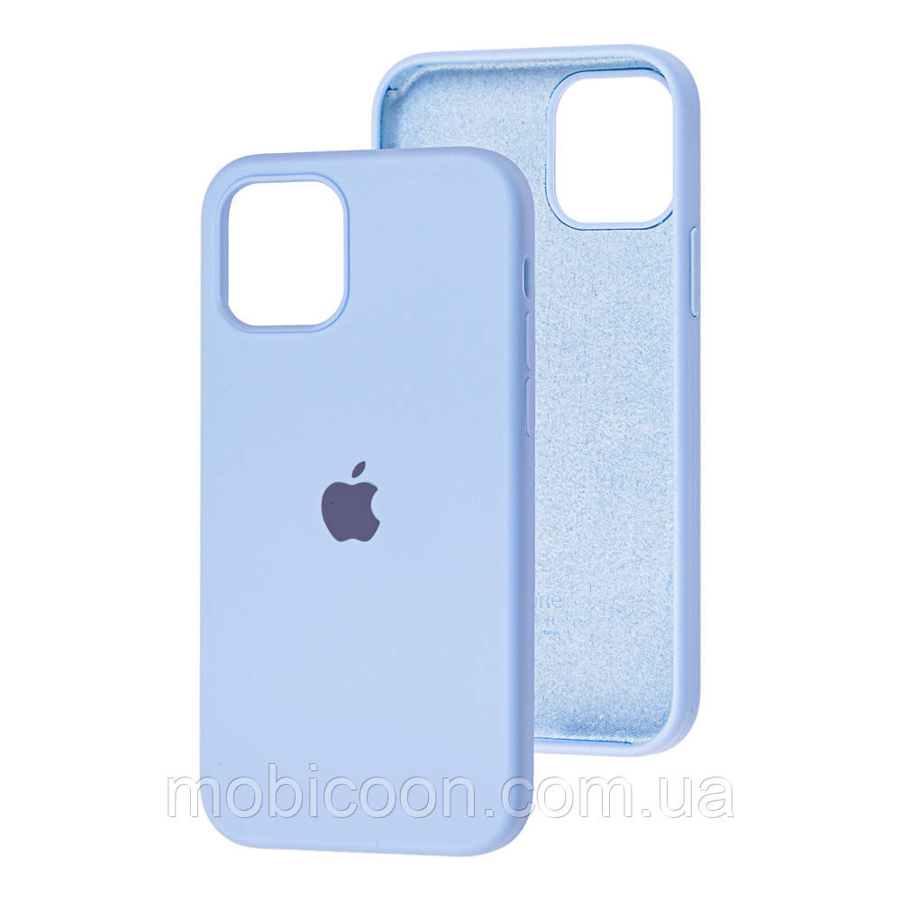 Чехол Silicone Case Full для iPhone 12 mini lilac cream