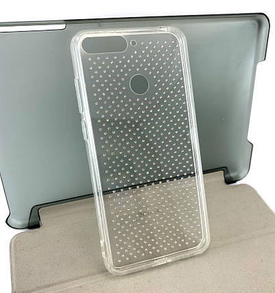 Чохол для Huawei Y6 Prime 2018, Honor 7a накладка протиударний Diamond Silicon Younicou Shine прозорий, фото 1