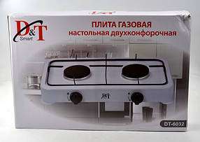 Плита газова D&T DT-6032 на 2 конфорки, фото 4