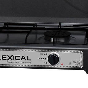 Газова плита LEXICAL LGS-2812-2 настільна на 2 конфорки, фото 3