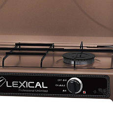 Газова плита на 2 конфорки LEXICAL LGS-2812-5 настільна, фото 5