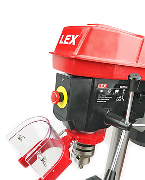 Свердлильний верстат LEX LXDP16 ПОТУЖНІСТЬ 1600 W металеві шківи в подарунок лещата, фото 3