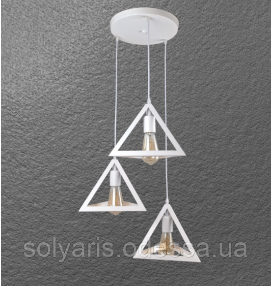 Люстра-підвіс лофт 756PR220F-3 WH (300)