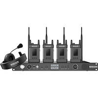 Інтерком-система Hollyland Syscom 1000T-4B Full-Duplex Intercom System with Four Beltpacks (SYSCOM-1000T-4B)