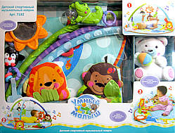 Дитячий ігровий музичний килимок 7182  "Розумний малюк"