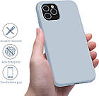 Чохол Silicone Case Full для iPhone 12 Pro Max azure, фото 3