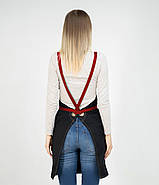 Ремені додаткові до фартух Muffin Червоні, фото 2