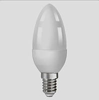 Лампа Свеча светодиодная LED 4000K 6Вт Е14/Е27