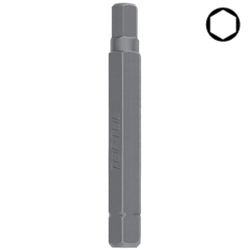 Насадка шестигранник TOPTUL 10 мм L — 75 мм HEX 10 мм FSDB1210, фото 1