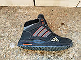 Підліткові шкіряні зимові черевики для хлопчиків 36- 39 розмір, фото 2