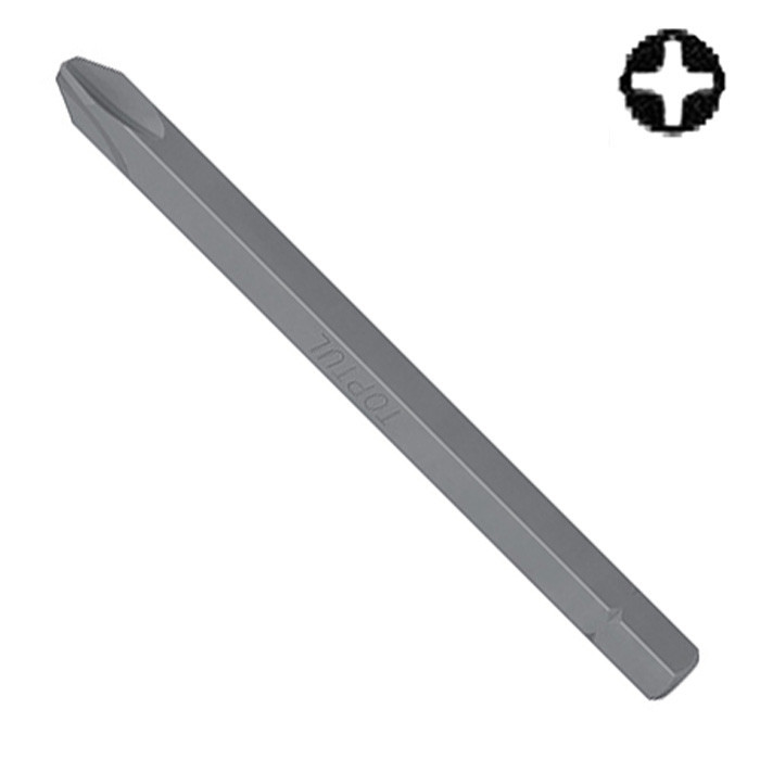 Насадка для ударної викрутки TOPTUL 5/16" L 90 мм PH3 FSBF1003, фото 1