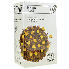 Чай пакетований Hello tea Rooibos caramel 20шт Ройбуш з карамеллю
