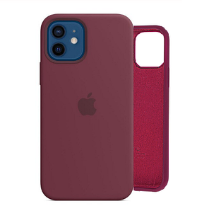 Чохол Silicone Case Full для iPhone 12 / 12 Pro marsala