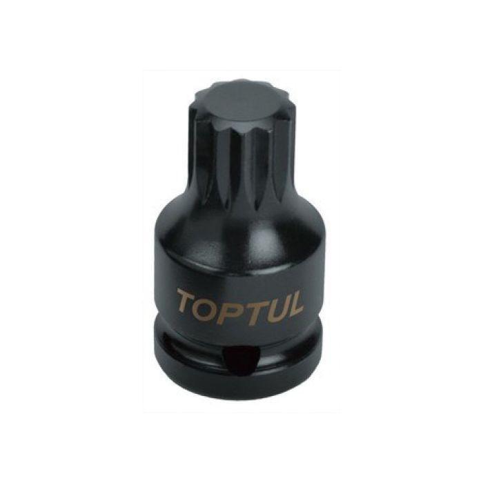 Головка торцева SPLINE ударна TOPTUL М14 L44 мм 1/2" KADB1614S, фото 1
