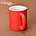 Чашка для сублімації неонова матова (червоний), фото 3