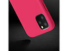 Чохол Silicone Case Full для iPhone 12 / 12 Pro hot pink, фото 7