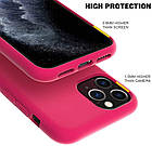 Чохол Silicone Case Full для iPhone 12 / 12 Pro hot pink, фото 8