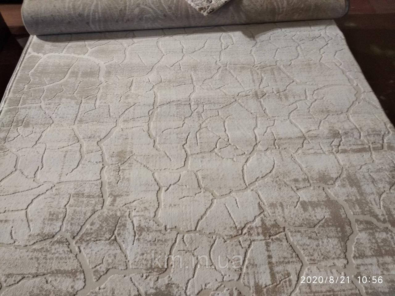 КОВЕР CAPRI 7890 КРІМОВИЙ З БІЖЕВИМ