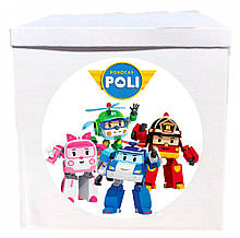Оракал Robocar Poli на коробку розміром 70*70см